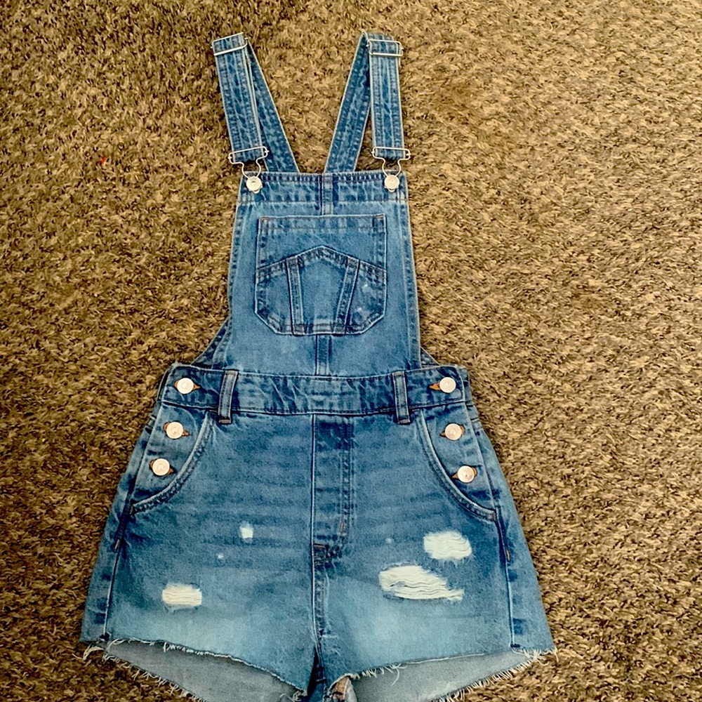 H&M denim overalls
